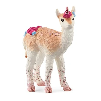 Image of schleich 70743 Lama Einhorn, ab 5 Jahren, BAYALA Spielfigur, 6 x 4 10 cm