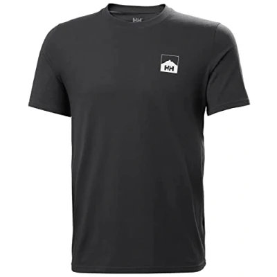 Image of Helly Hansen Men&#039;s Nord Graphic Hh T shirt Shirt, Black, S