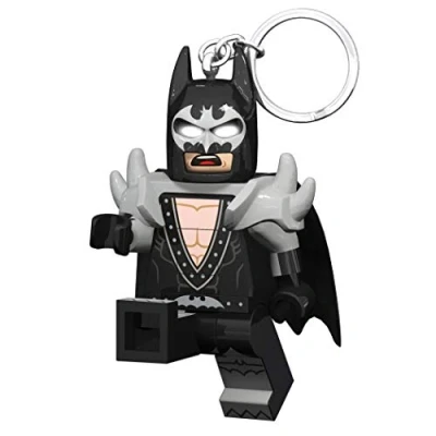 Image of Lego Lights IQLGL KE103G Mini Torch Glam Rocker Batman, Black and Silver, Standard Size