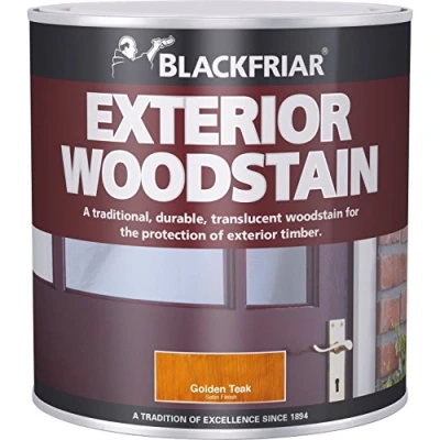 Image of Blackfriar BKFTEWSNB1L Traditional Exterior Woodstain, 1 Litre, Nut Brown