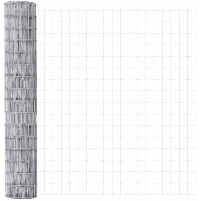 Image of vidaXL Euro Fence 1.6x10 m Galvanised Steel