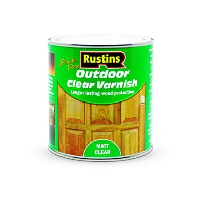 Image of Rustins Quick Dry Outdoor Clear Varnish 1L Matt