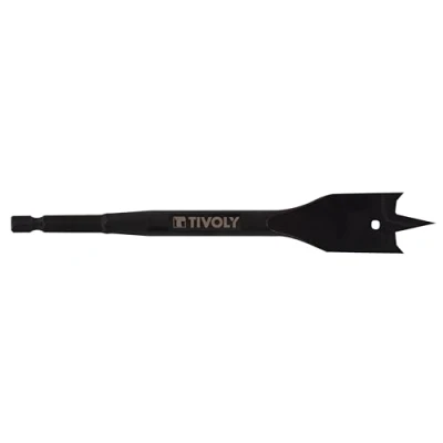 Image of TIVOLY 10802522500 Flat Wood Drill Bit Hex Shank Heavy Duty Diameter 25mm