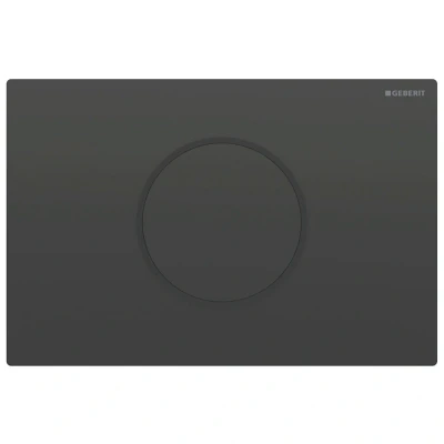 Image of Geberit Sigma10 Automatic/Touchless Dual Flush Plate Battery Operation Black (115.909.DW.6)