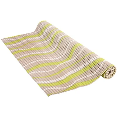 Image of Venilia Venisoft Mika 54721 Soft Foam Mat, Non Slip Flooring, Shower PVC Polyester, Multicoloured, 65 x 200 cm