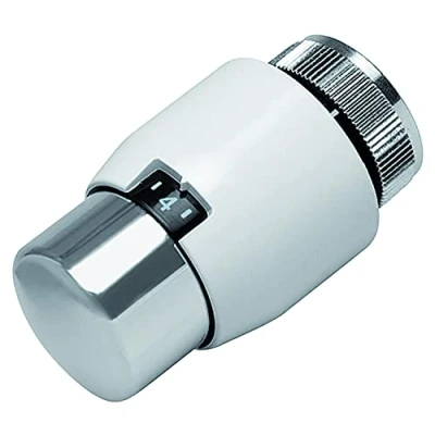 Image of Honeywell Home T4021 Thera 200 White and Chrome Thermostatic Radiator Valve