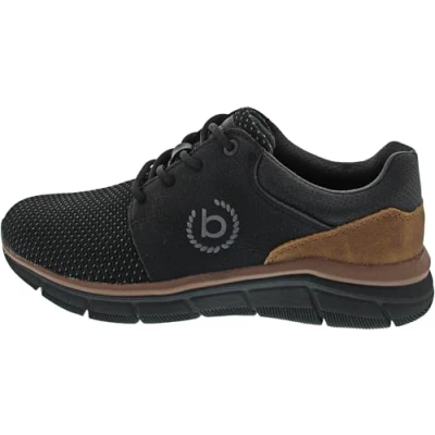 Image of bugatti Men&#039;s SOA Sneaker, Black, 8 UK