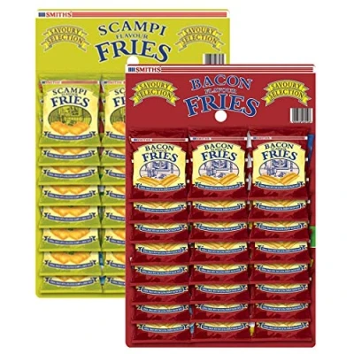Image of Smiths Scampi &amp; Bacon Fries Mixed Snacks (48 Pack)