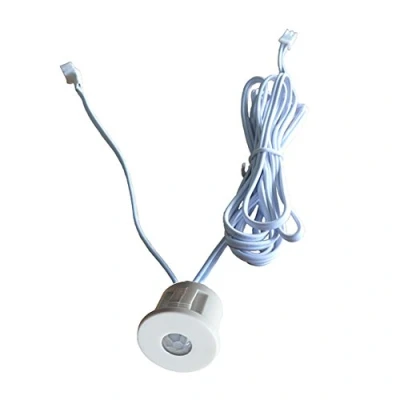 Image of Mini DC12V Auto On/Off LED PIR Infrared Motion Sensor Corridor Detector Switch, White
