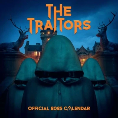 Image of 2025 Calendar The Traitors Month to View Square Official Product