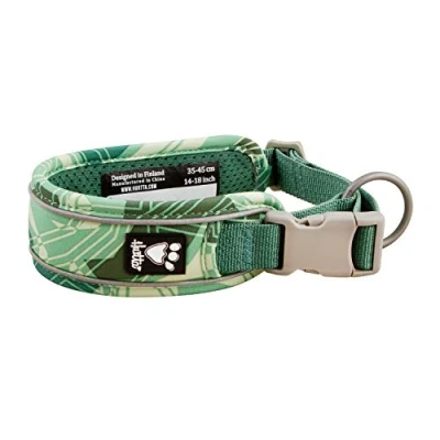 Image of Hurtta Weekend Warrior Dog Collar , Park Camo, 22 26 in
