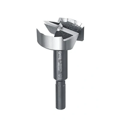 Image of kwb Speed forstner bit Ø 45 Mm Made of Hardened and Tempered Special Steel with Precise Serrated Edge, Centre Point, Optimally Sharpened Cutting Edges Polished Surface.