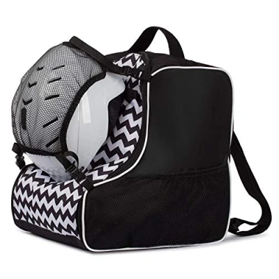 Image of Ferocity ski SNOWBOARD BOOT BAG Cover for boots with Removable Mesh pocket Zig Zag [054]