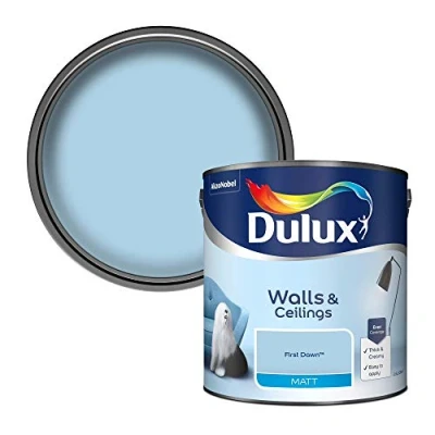 Image of Dulux Matt Emulsion Paint For Walls And Ceilings First Dawn 2.5 Litres