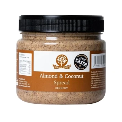 Image of Nutural World Crunchy Almond and Coconut Spread (1kg) Great Taste Award Winner