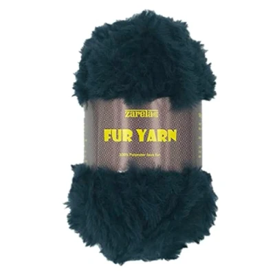 Image of Zarela Fur Yarn 50g (105) Midnight