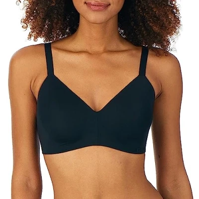 Image of DKNY Women&#039;s Active Comfort Sports Bra, Light Impact, Black, 36B