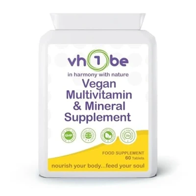 Image of Vegan Multivitamins &amp; Mineral Supplement 60 Tablets