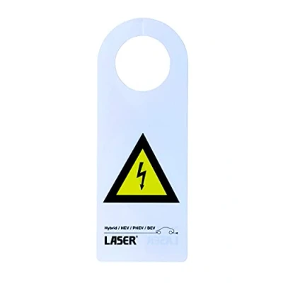 Image of Laser Tools Hybrid/EV Warning Sign 10pc 8049