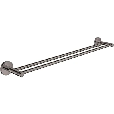Image of GROHE Essentials New Double Towel Rail Hard Graphite 40802A01
