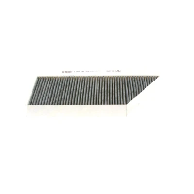 Image of 002435, 002436, 6447PE Pollen Filter BOSCH 1 987 432 348 Activated Carbon 336mm 157mm 31mm PEUGEOT: 206 Hatchback, SW, Saloon