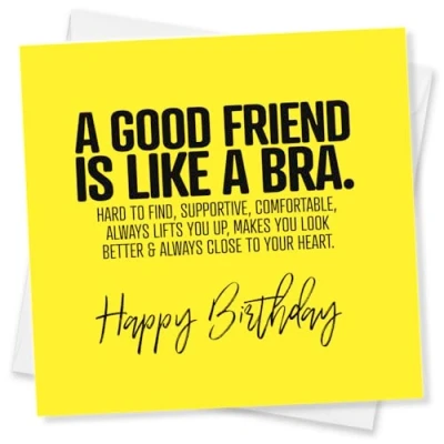 Image of Punkcards Birthday Cards for Special Friend Female, Card Female Friends, Made in UK