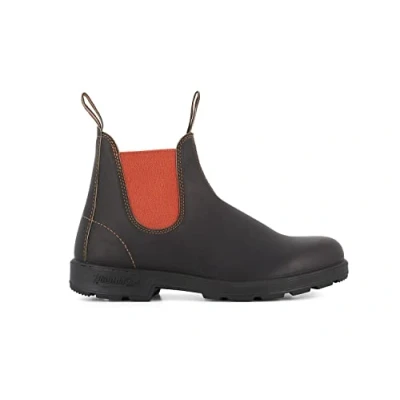 Image of Blundstone 1918 Brown Terracotta Leather Chelsea Boots Slip On Classic Vintage 3