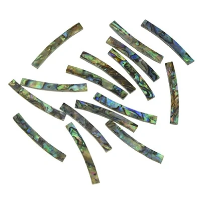 Image of KAISH Guitar Rosette New Zealand Abalone Curved Strips Soundhole Inlay Dimension 125mm3mm1.5mm