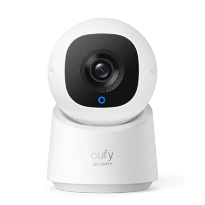Image of eufy Security Indoor Cam C210 1080p Resolution Camera with 360 Pan and Tilt, Plug In Home Wi Fi, Human/Motion AI, No Monthly Fee