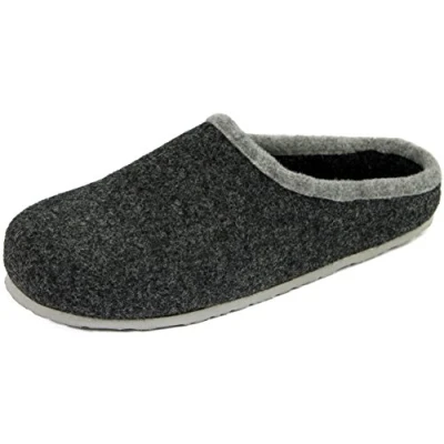 Image of Pantoffelmann Felt clogs olive 39 EU / 6 UK