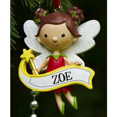 Image of Boxer Gifts Zoe Fairy Decoration, Ceramic, Multi Colour, 7.2 x 5 1 cm