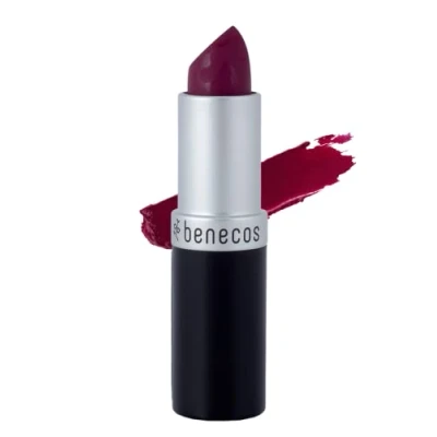 Image of Benecos Natural Cosmetics with Organic Beeswax Matte Lipstick Very Berry 4,5 g