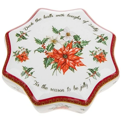 Image of the Leonardo Collection Deck Halls Trinket Box