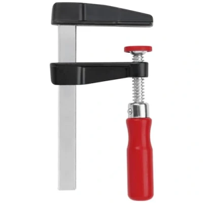 Image of Bessey LM20/5&quot;LM&quot; Die Cast Zinc Screw Clamp, Red/Black, 200/50 mm