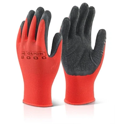 Image of MULTI PURPOSE LATEX POLY GLOVE BLACK M