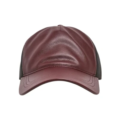 Image of Flexfit Cap, Men&#039;s, Size: One Size, Maroon/blk