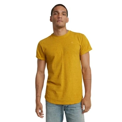 Image of G STAR RAW Men&#039;s Lash R T Shirt, Multicolor (dk spice htr D16396 D565 G478), S