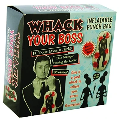 Image of Diabolical Gifts DP0869 Whack Your Boss Inflatable Punch Bag