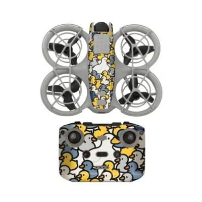 Image of DJYILUF Mavic Neo Skin, Waterproof Scratch Proof Decals Stickers Compatible with DJI RC N3 Storage Drone (B)