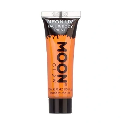 Image of Moon Glow 12ml Neon UV Face &amp; Body Paint Intense Orange