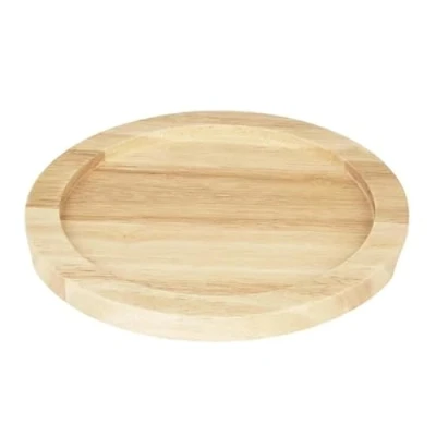 Image of Olympia Hevea Board for Cast Iron Round Dish 254mm GJ556