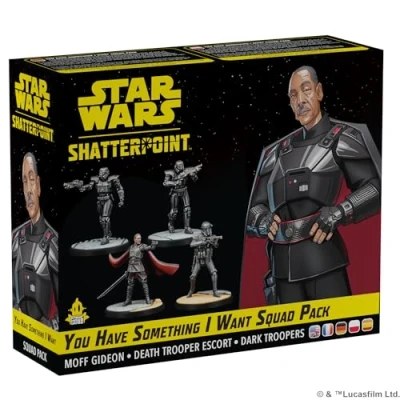 Image of ATOMIC MASS GAMES Star Wars: Shatterpoint: You Have Something I Want (Moff Gideon Squad Pack) Miniatures Game Ages 14+ 2 Players 90 Minutes Playing Time