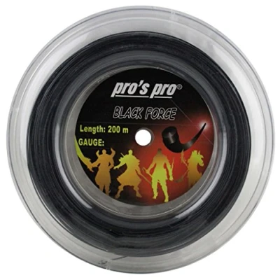 Image of Pro&#039;s Pro Black Force Tennis String 200m 1.29mm