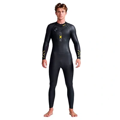 Image of 2XU Mens P:1 Propel Wetsuit Black/Ambition,MS