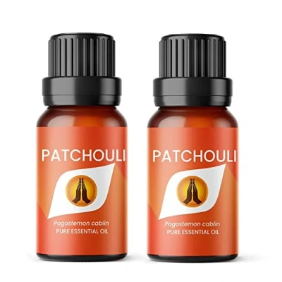 Image of Aroma Energy Patchouli Essential Oil 20ml (2 x 10ml Bottles) 100% Pure &amp; Natural