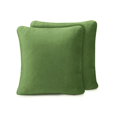 Image of Amago Cushion Cover Set of 2, Cashmere Feeling, 50 x cm Dark Green