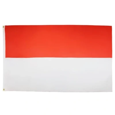 Image of AZ Flag Indonesia Large 5x8 Ft 100D Polyester Indonesian Big Banner with Two Metal Grommets Fade Resistant Vivid Colors 5&#039; x 8&#039; Feet 250x150 Cm