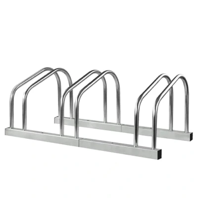 Image of Crystals 2, 3, 4 &amp; 5 Positions Cycle Bicycle Bike Parking Rack Floor Stand Steel Pipe Storage Wall Mount Holder (3 Rack)