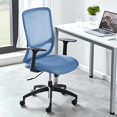Image of Sunon Ergonomic Office Chair with Fixed Armrests,Executive Swivel Durable Casters
