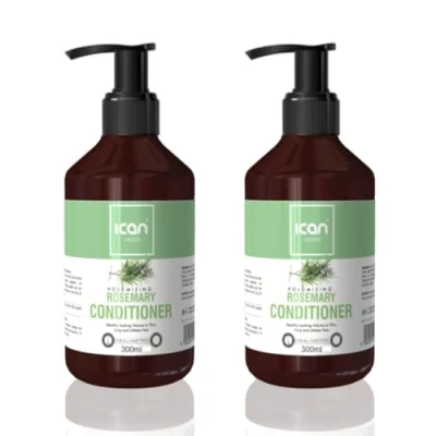 Image of Ican London Rosemary Volumizing Hair Conditioner, 300ml, Set of 2
